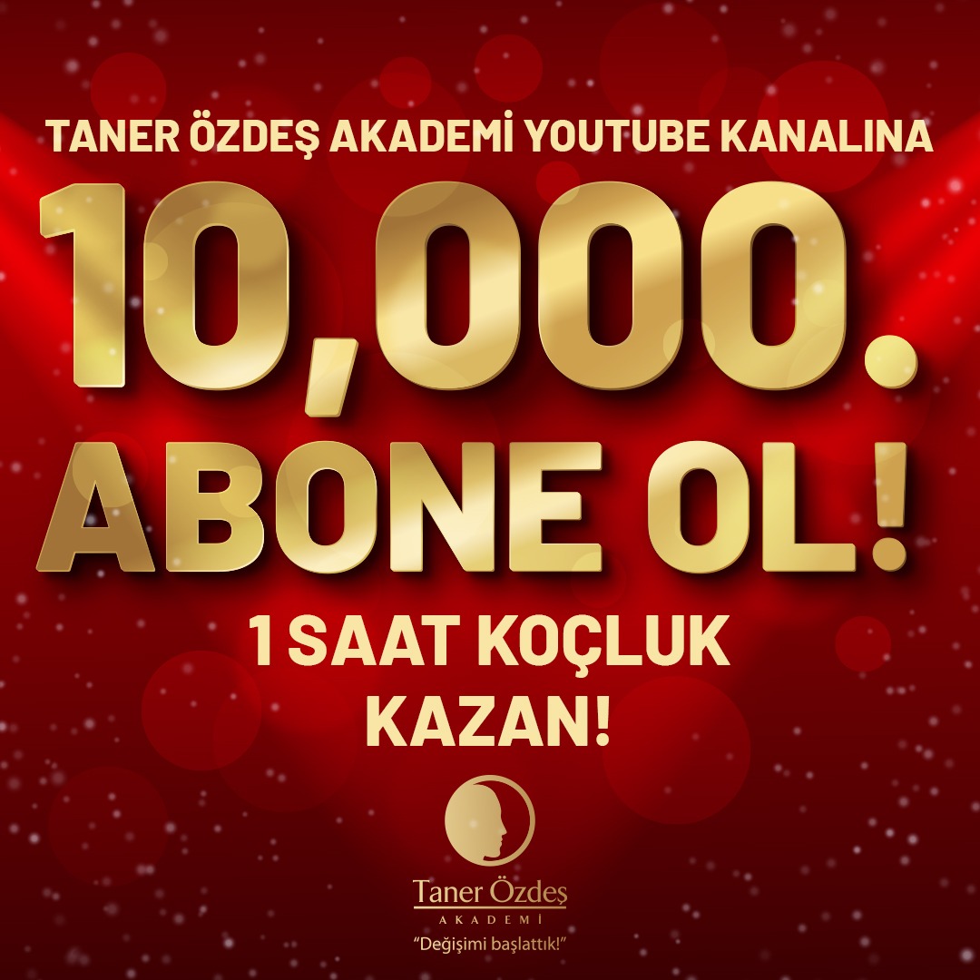 Taner Özdeş Akademi Youtube Kanalına 10,000. Abone Ol!